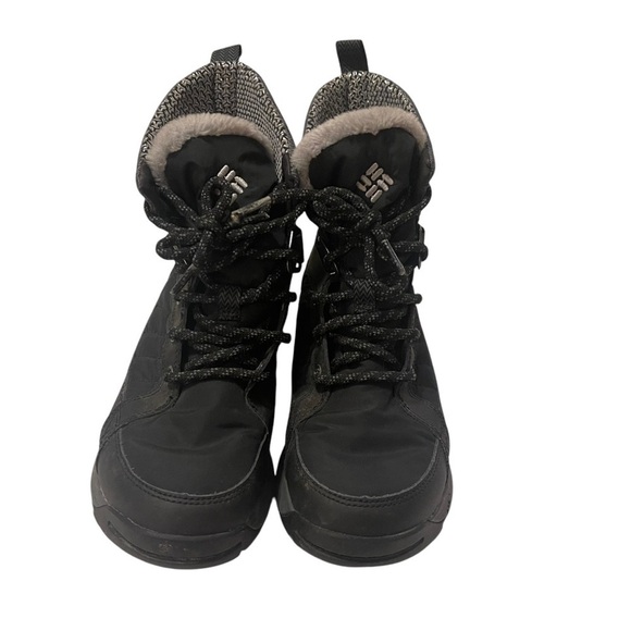 Columbia Meadows Black Shorty Omni Heat 3D Mid Winter Snow Boots Womens - Picture 8 of 8